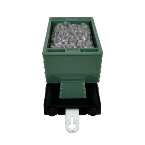 Thomas Train Trackmaster Sodor Mining Co Quarry Cargo Car Flip Top Gold Silver - Picture 8 of 12